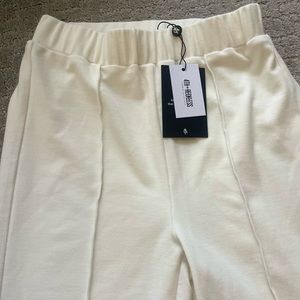 NWT 4th & Reckless cream Knit Pant